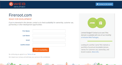 Desktop Screenshot of fireroot.com