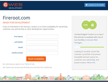 Tablet Screenshot of fireroot.com